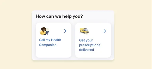 An image displaying a Plivo AI-powered voice agent helping a patient