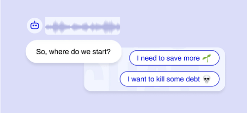 An image displaying Plivo AI-powered voice agent advising a customer