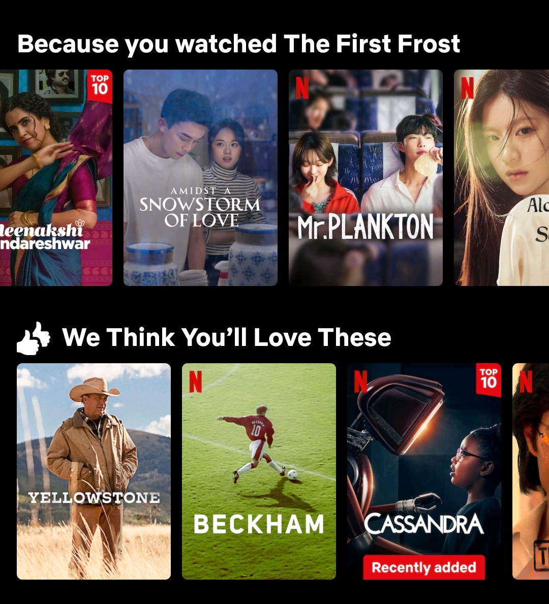 The Netflix recommendation algorithm illustrated
