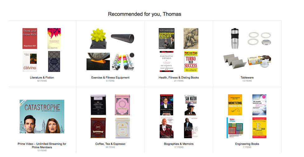 Amazon’s product recommendation