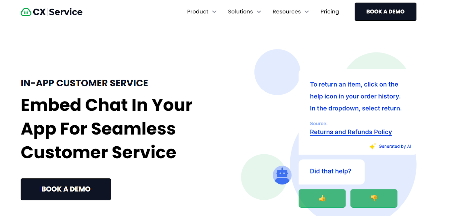 Image showing Plivo CX’s in-app customer service solution