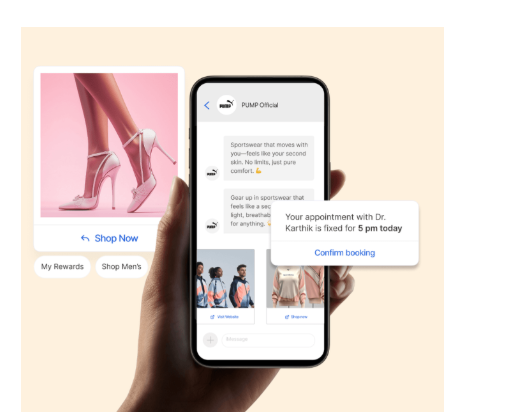 Retail experience enhanced through RCS for business messaging