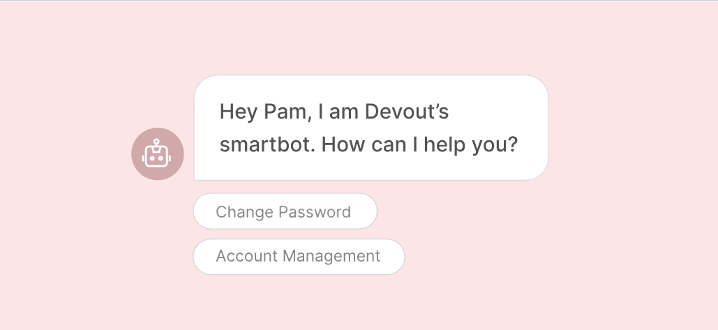 Support bot provides instant replies and follow-ups for customer queries